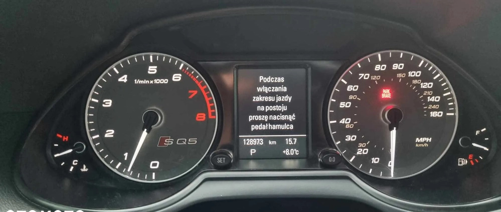 Audi SQ5 cena 89999 przebieg: 129000, rok produkcji 2013 z Koszalin małe 497